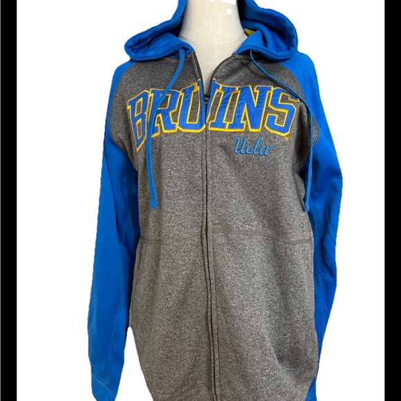 Champion elite NCAA UCLA Bruins Full Zip Hoodie Size Men’s Medium - Picture 1 of 8